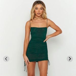 Ruth Green Mini Dress Beginning Boutique